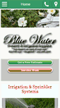 Mobile Screenshot of bluewaterirrigation-landscape.com